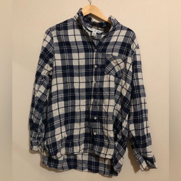 Old Navy | The Classic Shirt - Blue Plaid - Picture 1 of 4